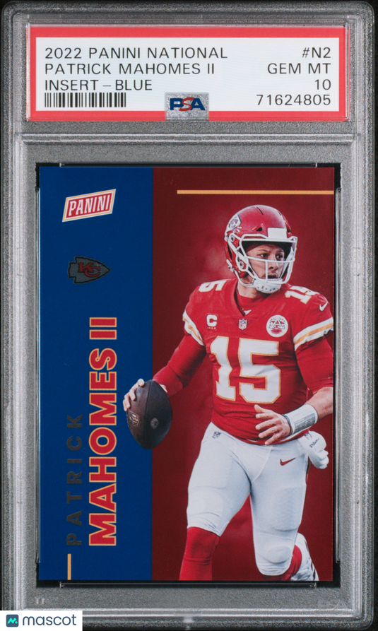 2022 Panini National Insert Patrick Mahomes II