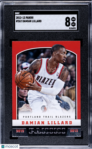 2012 Panini Damian Lillard #262 SGC 8