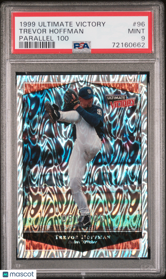 1999 Ultimate Victory Trevor Hoffman #96 Parallel PSA 9