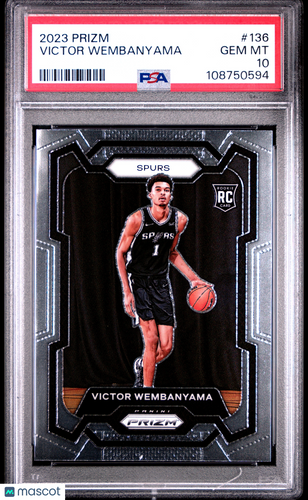 2023 Panini Prizm Victor Wembanyama #136 PSA