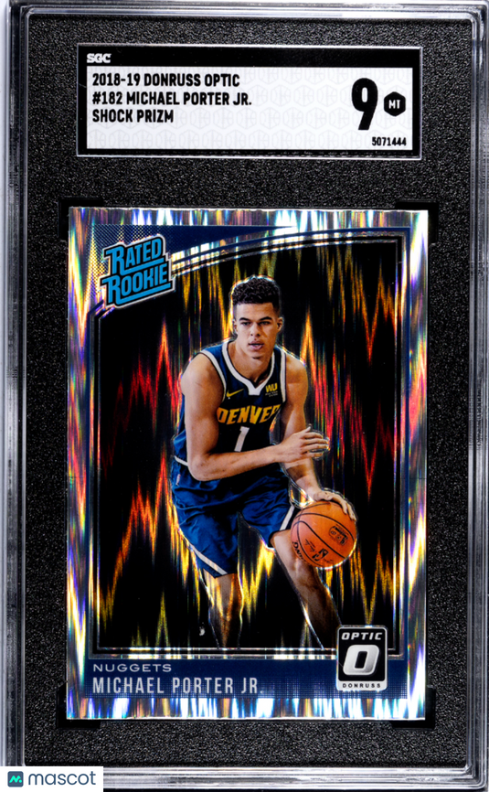 2018 Donruss Optic Michael Porter JR. #182 Shock Prizm SGC 9