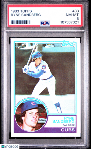 1983 Topps Ryne Sandberg #83 PSA 8