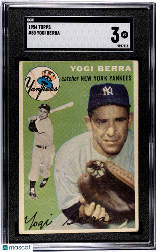 1954 Topps Yogi Berra #50 SGC 3