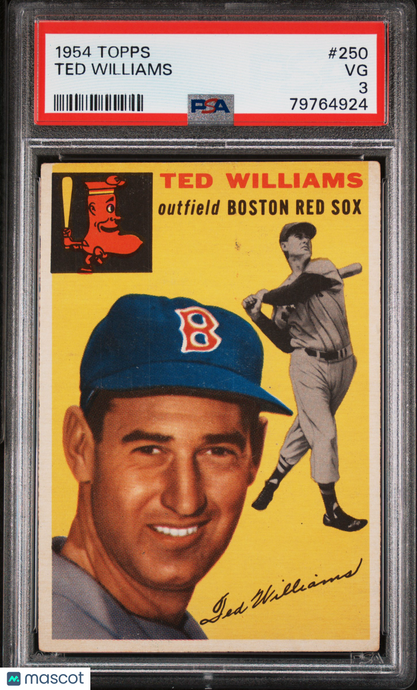 1954 Topps Ted Williams #250 PSA 3