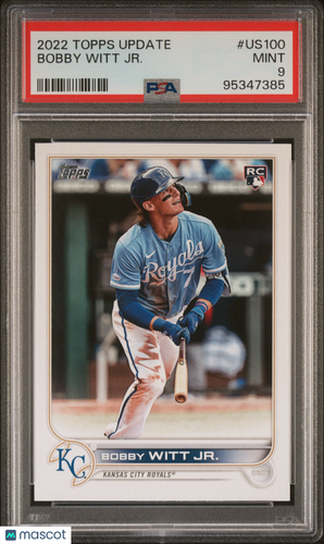 2022 Topps Update Bobby Witt JR. #US100 PSA 9