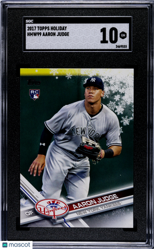 2017 Topps Holiday Aaron Judge #HMW99 SGC 10