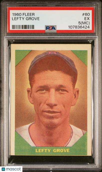 1960 Fleer Lefty Grove #60 MC PSA 5