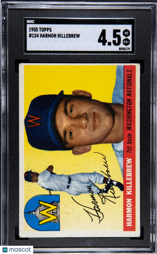 1955 Topps Harmon Killebrew #124 SGC 4.5