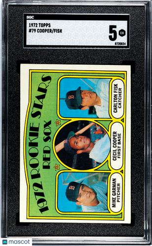 1972 Topps Fisk Cooper #79 SGC 5