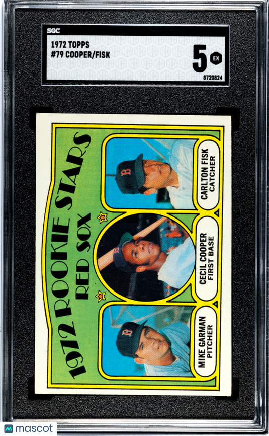 1972 Topps Fisk Cooper #79 SGC 5