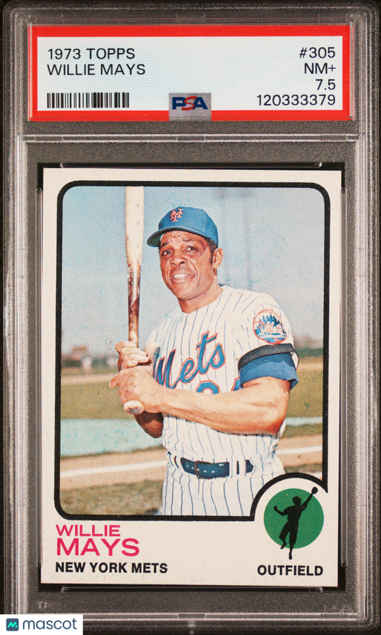 1973 Topps Willie Mays #305 PSA 7.5