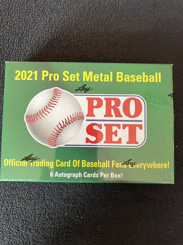 2021 Leaf Pro Set Metal Baseball