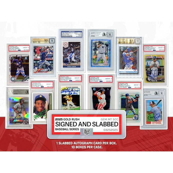 2025 Gold Rush Signed & Slabbed Baseball Box